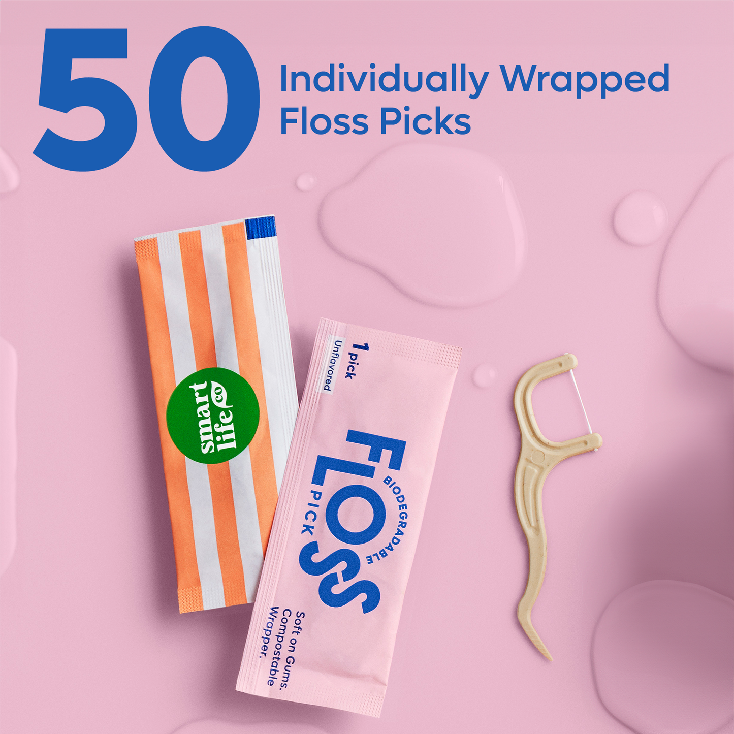 Individually Wrapped Flossers - Unflavored