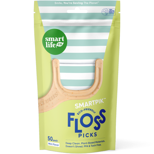 biodegradable floss picks mint flavored