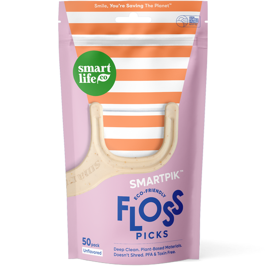 biodegradable floss picks unflavored