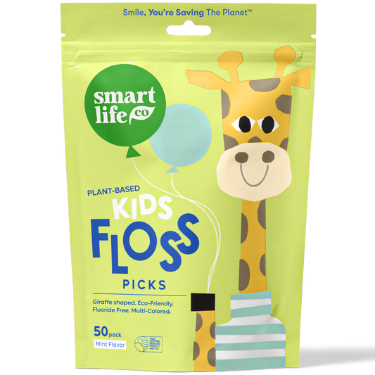 biodegradable kids flossers mint