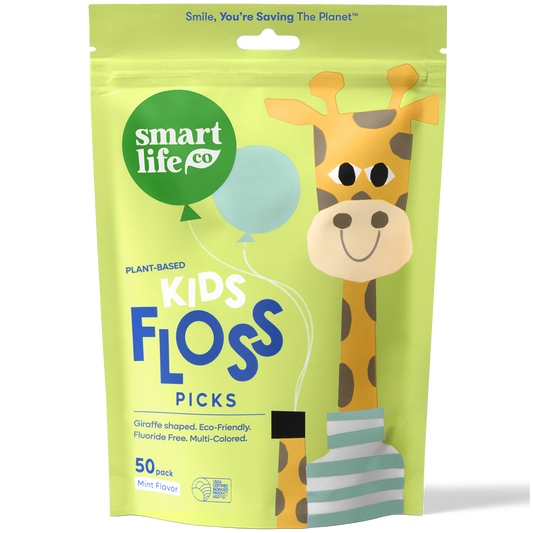 biodegradable kids flossers mint