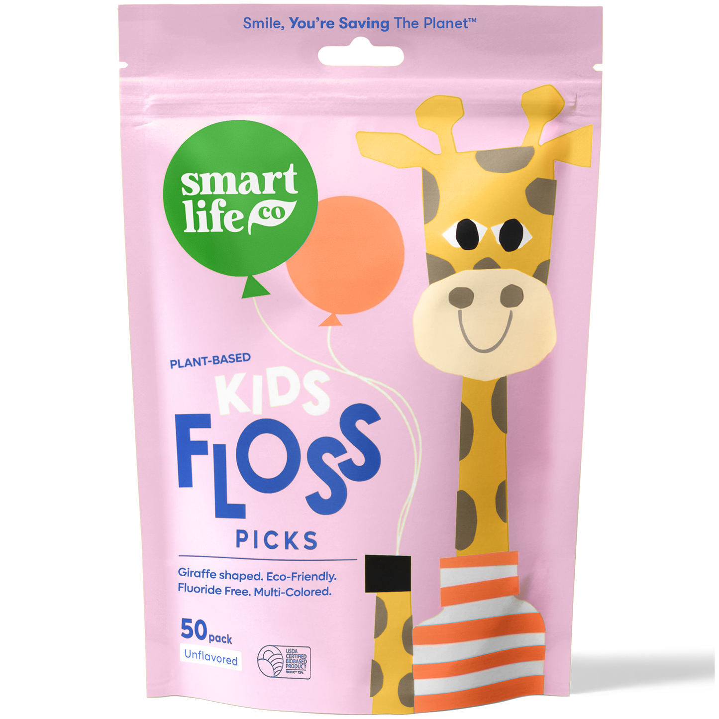 biodegradable kids flossers mint