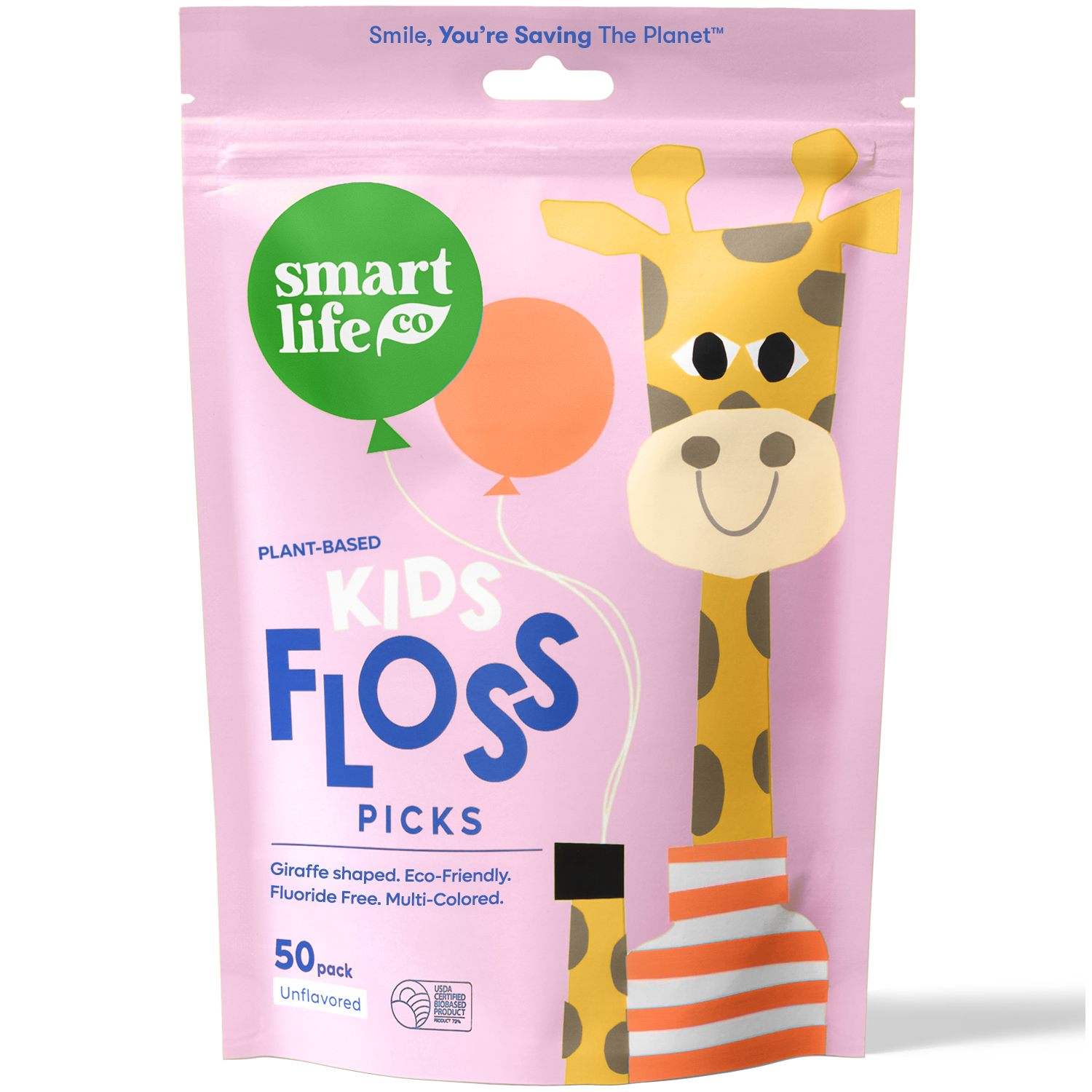 biodegradable kids flossers mint