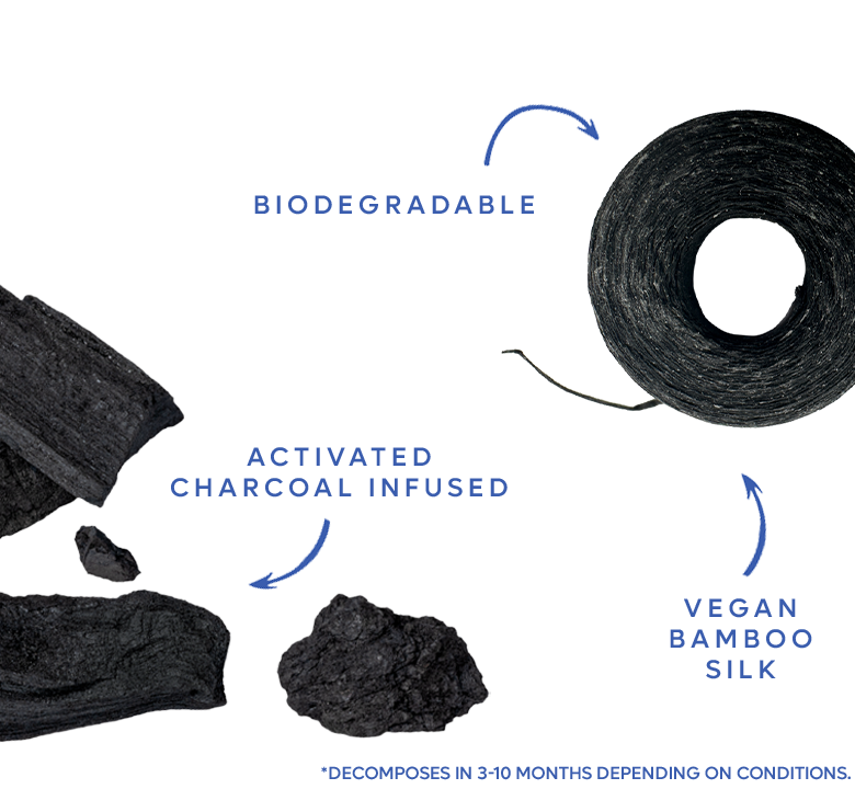 biodegradable silk dental floss